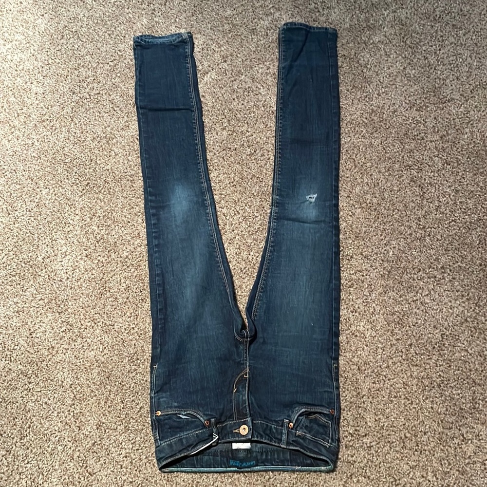 Levi Jeans Girls size 12 adjustable elastic waist skinny fit